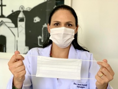 Infectologista do Hospital da Mulher diz que uso da máscara protege contra a Covid-19 e evita que alguém infectado contamine outra pessoa